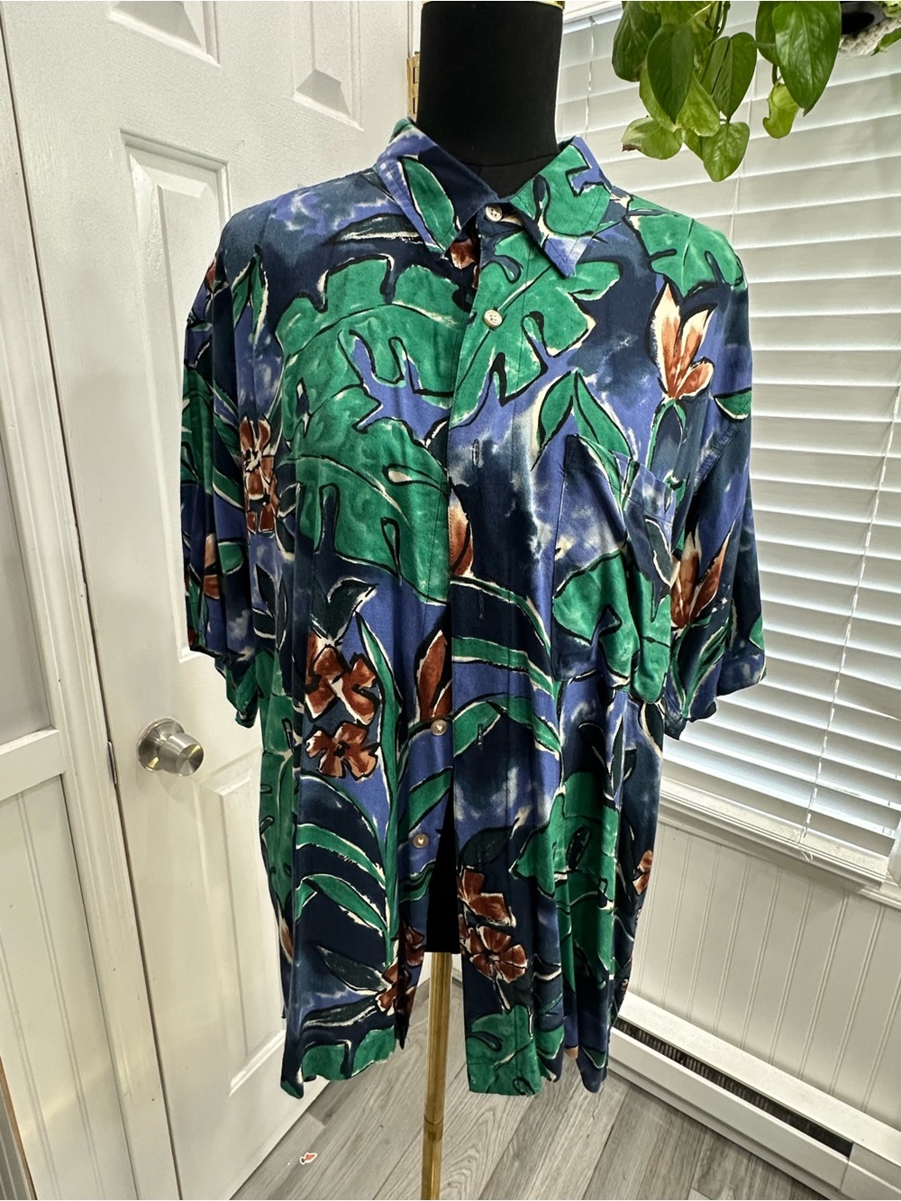 Vintage Imprints Hawaiian Button-Up Shirt